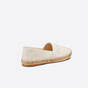 Dior Granville Espadrille White Embossed Lambskin KDB692LBO S03W - thumb-2