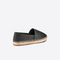 Dior Granville Espadrille Black Embossed Lambskin KDB692LBO S900 - thumb-2