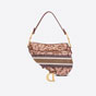 Saddle Bag Metallic Pink Dior Brocart Embroidery M0446CRWI M79E - thumb-3