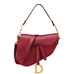 Dior Saddle Bag with Strap in Cherry Red M0455CBAA M323