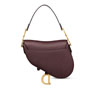 Dior Saddle Bag with Strap in Burgundy M0455CBAA M42R - thumb-3