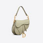 Dior Saddle Messenger Bag Sage Green Grained Calfskin M0455CBAA M70H - thumb-2