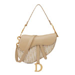 Dior Saddle Bag with Strap in Natural M0455CDDS M925