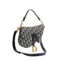 Small Saddle Bag with Strap Blue Dior Oblique Jacquard M0457CTZQ M928 - thumb-2