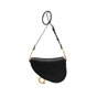 Dior Mini Soft Saddle Bag with Strap in Black M0465CCEH M900 - thumb-3