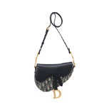 Dior Mini Soft Saddle Bag with Strap in Blue M0465CDSS M928