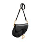 Dior Medium Soft Saddle Bag with Strap in Black M0466CCEH M900 - thumb-2