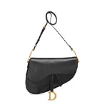 Dior Large Soft Saddle Bag with Strap in Black M0467CCEH M900