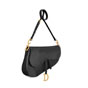Dior Large Soft Saddle Bag with Strap in Black M0467CCEH M900 - thumb-2