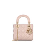 Mini Lady Dior Bag in Pink M0505ONII M413