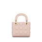 Mini Lady Dior Bag in Pink M0505ONII M413 - thumb-3