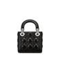 Mini Lady Dior Bag in Black M0505PNGE M900 - thumb-3