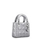 Mini Lady Dior Bag in Silver M0505PWEC M090 - thumb-2