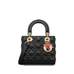 Dioramour Small Lady Dior Bag in Black M0531ONJH M900
