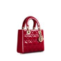 Small Lady Dior My ABCDior Bag in Cherry Red M0538OWCB M323 - thumb-2