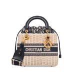 Medium Lady Dior Bag in Natural Blue M0565CMVO M808