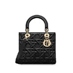 Medium Lady Dior Bag in Black M0565OBPJ M900