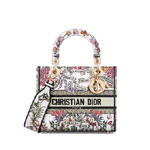 Dior Medium Lady D-Lite Bag in Multicolor M0565OEDS M941