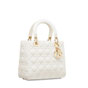 Medium Lady Dior Bag in Latte M0565ONGE M030 - thumb-2