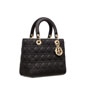 Medium Lady Dior Bag in Black M0565OWRT M900 - thumb-2