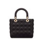 Medium Lady Dior Bag in Black M0565OWRT M900 - thumb-3