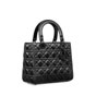 Medium Lady Dior Bag in Black M0565SNIN M900 - thumb-2