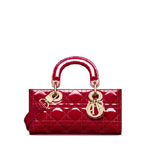 Dior Small Lady D-Joy Bag in Cherry Red M0613OWCB M323