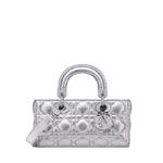Dior Small Lady D-Joy Bag in Silver M0613PWEC M090