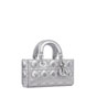 Dior Small Lady D-Joy Bag in Silver M0613PWEC M090 - thumb-2