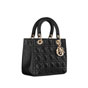 Medium Soft Lady Dior Bag in Black M0619ONUH M900 - thumb-2
