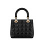 Medium Soft Lady Dior Bag in Black M0619ONUH M900 - thumb-3
