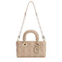Dior Mini Lady D-Joy Bag Powder Beige Cannage Lambskin M0636ONGE M51U - thumb-4