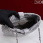 Small Dior Bow Bag Silver-Tone M0715PMST M00E - thumb-4