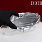 Dior Or Small Bow Bag Silver-Tone Laminated Lambskin M0715PUJW M090 - thumb-4