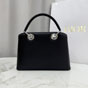 Small Dior Cigale Bag in Black Calfskin Leather M0737OHJU M900 - thumb-3