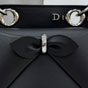Small Dior Cigale Bag in Black Calfskin Leather M0737OHJU M900 - thumb-4
