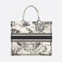 Large Dior Book Tote Latte and Black M1286ZRHZ M941 - thumb-3