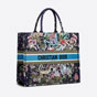 Large Dior Book Tote D Constellation Embroidery M1286ZRUV M928 - thumb-2