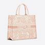 Large Dior Book Tote Toile de Jouy Embroidery M1286ZTDT M956 - thumb-2