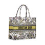 Medium Dior Book Tote in Yellow Multicolor M1296ZEDD M20E - thumb-2