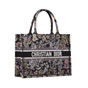Medium Dior Book Tote in Multicolor M1296ZEDG M911 - thumb-2