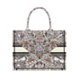 Medium Dior Book Tote in Latte Multicolor M1296ZEDO M941 - thumb-3