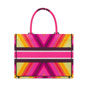 Miss Dior Medium Dior Book Tote in Multicolor M1296ZEDT M20E - thumb-3