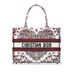 Dioramour Medium Dior Book Tote in Red M1296ZEEI M941