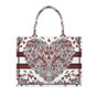 Dioramour Medium Dior Book Tote in Red M1296ZEEI M941 - thumb-3