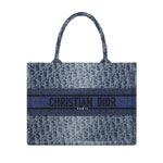 Medium Dior Book Tote in Blue M1296ZEGC M49E