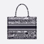 Medium Dior Book Tote Toile de Jouy Stripes M1296ZRLP M928 - thumb-3