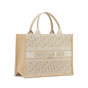 Medium Dior Book Tote in Natural M1324CZBB M925 - thumb-2