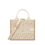 Small Dior Book Tote in Natural M1325CZBB M925