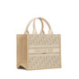 Small Dior Book Tote in Natural M1325CZBB M925 - thumb-2